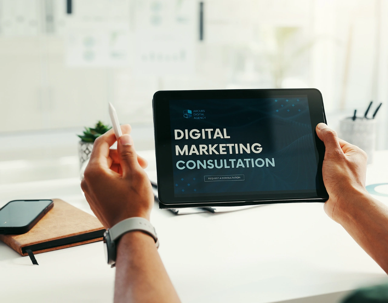 Digital marketing consultant helping small businesses develop effective online marketing strategies