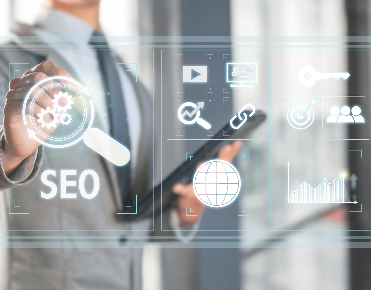 SEO consultant helping a small business improve search visibility and attract organic website traffic