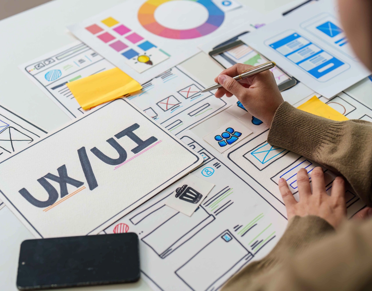 Website UX audit analyzing user behavior, conversion paths, and friction points affecting performance