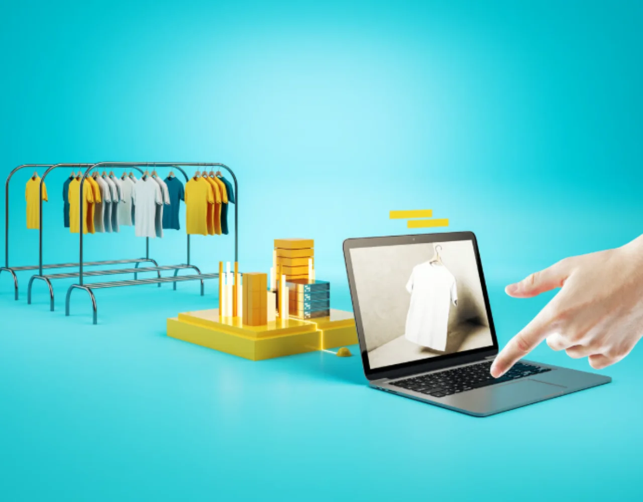 B2B ecommerce platform displaying wholesale products, pricing, inventory and customer ordering options